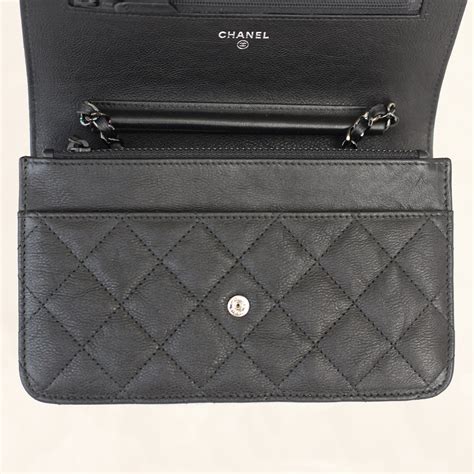 chanel classic so black|chanel so black wallet.